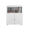 TIRAMISUBEST Home Office Printer Stand with Wheels - White Mobile File Cabinet - 2 of 4