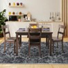 Area Rugs for Living Room Machine Washable Rugs, Non-Slip, Stain Resistant Soft Boho Vintage Carpet Low Pile Thin Rugs for Bedroom - 4 of 4