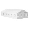 Outsunny 19.5' x 39' Party Tent, Heavy Duty Sun Shade Canopy Tent with 2 Doors and 20 Windows, White - 4 of 4