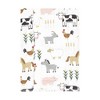 Hudson Baby Cotton Flannel Burp Cloths, Cute Farm 7-Pack, One Size - 3 of 4