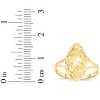 10k Yellow Gold 16.9mm Small Openwork Filigree Ring - 4 of 4