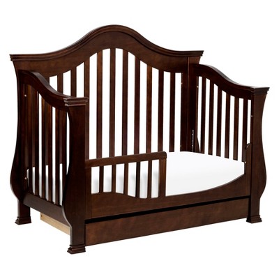 Million Dollar Baby Classic Ashbury 4-in-1 Convertible Crib with Toddler Rail - Espresso, Brown