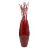Uniquewise Bamboo Cylinder Shaped Floor Vase - Handcrafted Tall Decorative Vase - Ideal for Dining Room, Living Room, and Entryway - 2 of 4