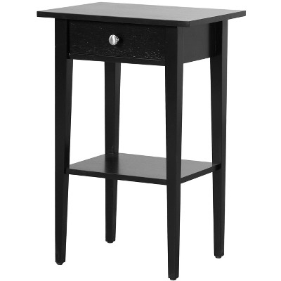NicBex Nightstand with Storage Drawer Contemporary Side Table with Open Storage Shelf for Bedroom,Living Room