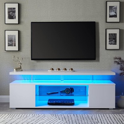 NicBex TV Stand Entertainment Center Media Console with Storage for 70 Inch TV for Living Room, Bedroom