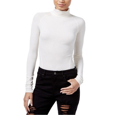Rachel Roy Womens Ribbed Bodysuit Jumpsuit