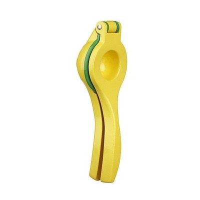 Yellow Aluminum 2-in-1 Lemon and Lime Squeezer