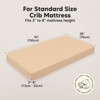 KeaBabies 2pk Soothe Fitted Crib Sheets Neutral, Organic Baby Crib Sheets, Fits Standard Nursery Baby Mattress - 3 of 4