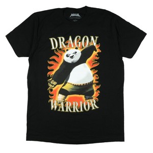 Seven Times Six Kung Fu Panda T-Shirt Men's Po Dragon Warrior Short Sleeve Tee - 1 of 4