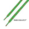 INSPIRE CHIC Flat Carrot Printed Soft Shoelaces for Casual Hiking Shoes 0.31'' 1 Pair - 3 of 4