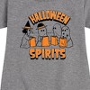 - Peanuts - Halloween Spirits Graphic Short Sleeve Fleece Dress - 2 of 4