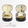 Unique Bargains Makeup Bag Cosmetic Travel Bag Make Up Brush Organizer Bag Marble Makeup Storage Toiletry Bag for Women 8"x6"x5" 1 Pcs - 2 of 4
