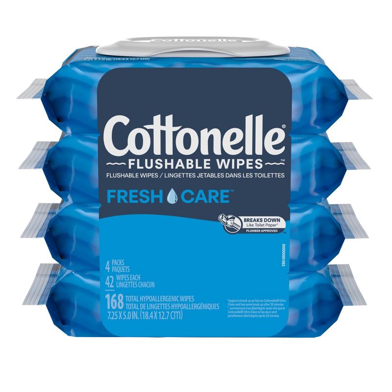 Cottonelle Flushable Wet Wipes, 3 of 16