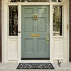 Kate Aurora Kensington Hearts 18 in. x 30 in. Wrought Iron Designed Non Skid Rubber Outdoor Door Mat - Black - 3 of 3