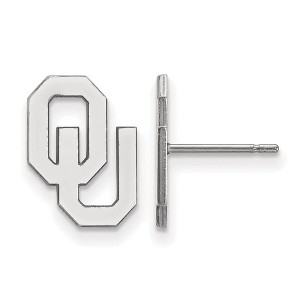 Black Bow Jewelry Sterling Silver Oklahoma Sooners NCAA Post Earrings - 1 of 3