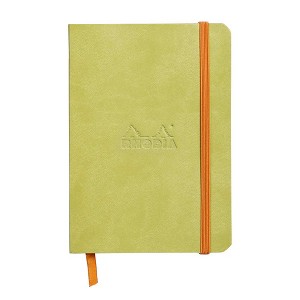 Rhodia Rhodiarama Soft Notebook - 72 Dots Sheets - 4 x 5 1/2 - Anise - 1 of 4