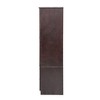 Keloyid Seusar Brownish Black Wood 61.42 in. Armoire with 4 Drawers, 2 Mirror, Hanging Rod and Shelves - 3 of 4