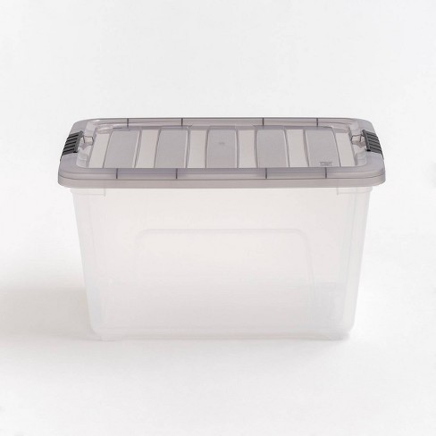 Iris Heavy Duty Plastic Storage Bin With Durable Lid : Target