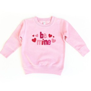 Be Mine Knit Print - Toddler Graphic Sweatshirt - 1 of 4