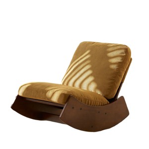 Maliang Comfortable Rocking Chair, Upholstery Glider Chair, Solid Wood Frame, for Bedroom,Living Room - 1 of 4