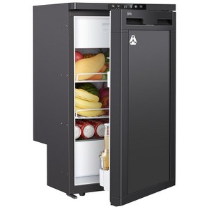 83L RV Refrigerator,Refrigeration range (-4℉-46℉),3 levels((H/M/L)) of battery protection, mini fridge for camping,APP Control, picnics, road trips - 1 of 4