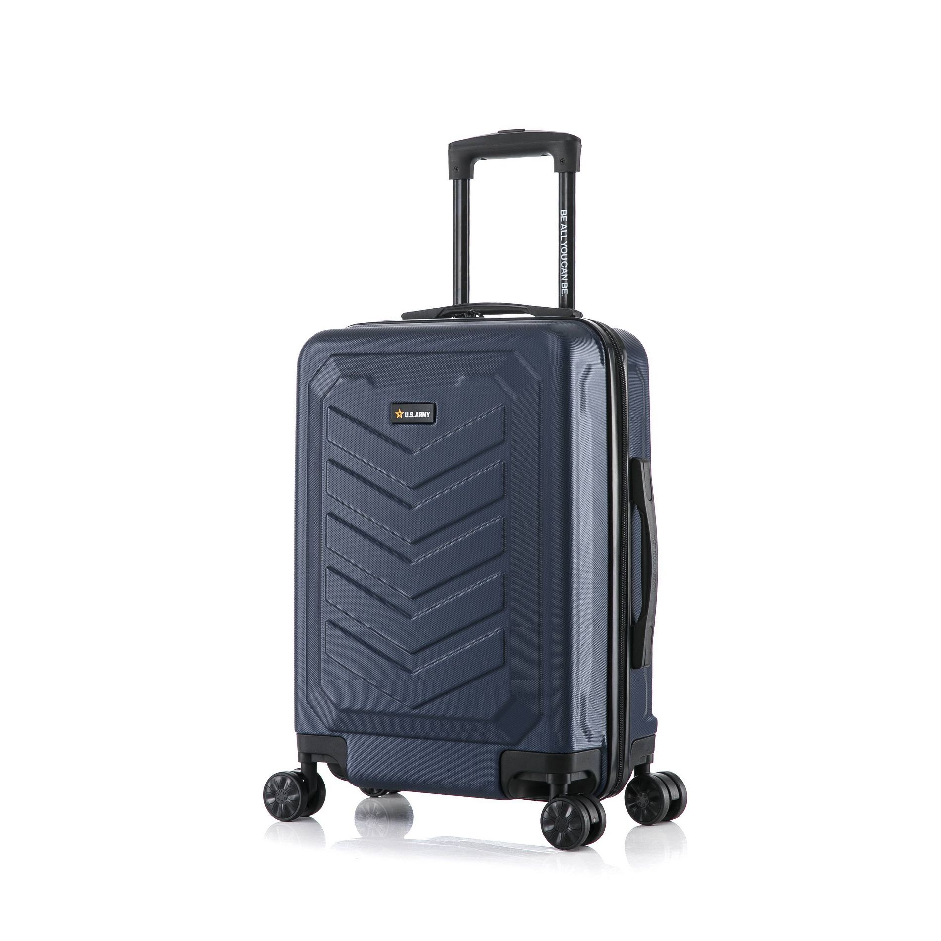 U.S. Army FOX 20" Carry On Hardside Suitcase - Navy Blue