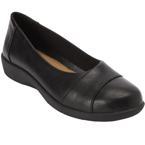 Womens wide cheap dress flats