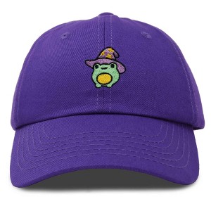 Dalix Sorcerer Frog Embroidered Cap Cotton Baseball Cute Cool Dad Hat Womens - 1 of 4