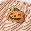 Baby 2pc Disney Winnie The Pooh Pumpkin My First Halloween Long Sleeve Bodysuit & Bottom Set - Orange - 4 of 4
