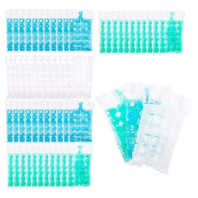 Stockroom Plus 100 Pack Disposable Ice Cube Storage Bag for Outdoor Party (7.6 x 12 in)