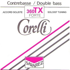 Corelli Solo TX Tungsten Series Double Bass String Set 3/4 Size Heavy Ball End - 1 of 1