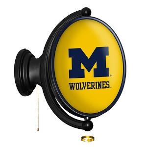 College Oval Rotating Lighted Wall Sign - 1 of 4