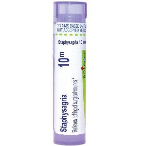 Staphysagria 10M by Boiron Homeopathic Single Medicine For First Aid  -  80 Pellet - 1 of 4