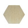 VYNXARIA Hexagonal Archaistic Side Table,can be used both indoors and outdoors - 4 of 4