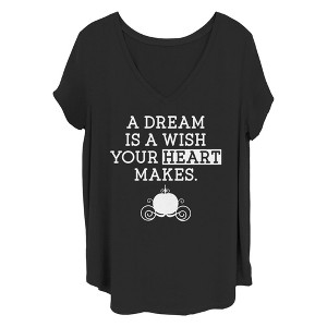 Women's Disney A Dream Is A Wish T-Shirt - 1 of 4