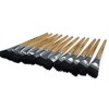 School Smart Black Bristle Paint Brushes, Short Handle, 3/4 Inch, Set of 12 - 3 of 4