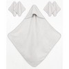 American Soft Linen Turkish Baby Toddler Hooded Bath Towel Set, 100% Cotton Soft Fluffy Baby Toddler Hooded After Shower Towels - 2 of 4