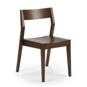 Plank+Beam Modern Dining Chair, Wooden Kitchen Chair, Solid Wood Chair for Office - 1 of 4