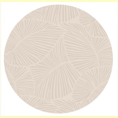 Chery Life 41" x 41" Beige Round Rug