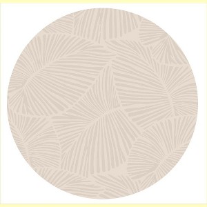 Chery Life 41" x 41" Beige Round Rug - 1 of 4