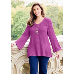 Catherines Shaker Stitch Pullover - 1 of 2