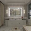 Apmir Super Bright 192 LEDs/m Front LED Lighted Anti-Fog Tempered Glass Bathroom/Vanity Mirror with ETL & 3-Year Warranty - 2 of 4