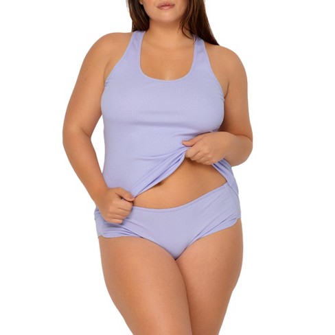 School Ki Sexy Xxx Video - Smart & Sexy Comfort Cotton Rib Tank Top & Shorts Sleep Set Lilac Iris Xxx  Large : Target