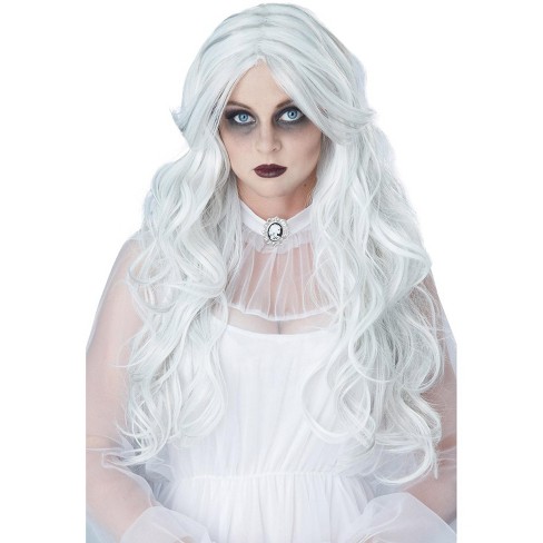 Grey wig clearance halloween