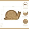 Cheung's Verdor Golden Snail Cast Iron Catchall Tray - 2 of 4