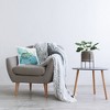 Stupell Industries Sea Tortoise and Fish over Blue Nautical Ocean Map Printed Pillow, 18 x 18 - 2 of 3