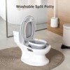 Potty Training Toilet for Baby, Realistic Potty Training Toilet with Soft Seat,Realistic Flushing Sound,Removable Pot,Storage Tank,Toilet Paper Holder - 4 of 4