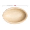 Smarty Had A Party 3.5" Palm Leaf Eco Friendly Disposable Mini Plates - 100 pcs - 2 of 4
