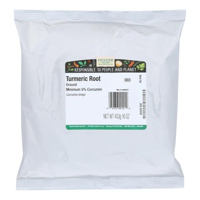 Frontier Co-Op Turmeric Root Ground Alleppey 5% Curcumin - 1 lb