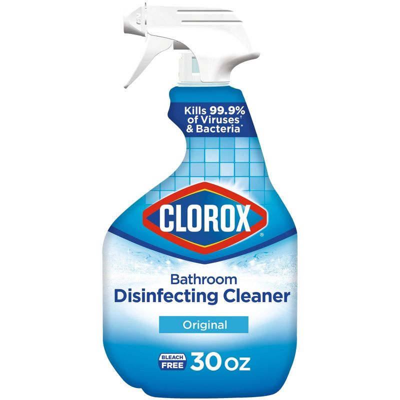 Clorox Disinfecting Bathroom Cleaner Spray Bottle - 30oz, 1 of 19